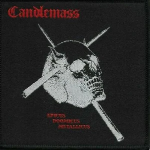 CANDLEMASS - EPICUS DOOMICUS METALLICUS - Woven Patch / Aufnäher - BLACK Borders