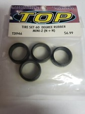 Integy # T3946 Tire Set 60 Degree Rubber Mini-Z(N+W)