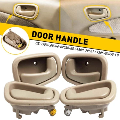 Manija interior de la puerta delantera interior para Toyota Corolla 1998 1999 2000 2001 2002 4X Foto 1 de 4