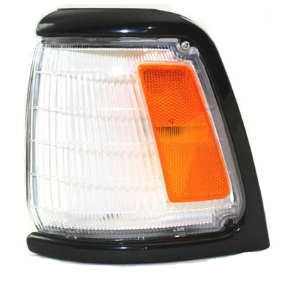 For 89-91 Toyota Truck Corner Turn Signal Park Light Lamp Black Trim Driver Side - Image 1 of 4