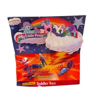 McDonalds Happy Meal Display Toys My Little Pony & Transformers Beast Wars 1998 Foto 1 de 4