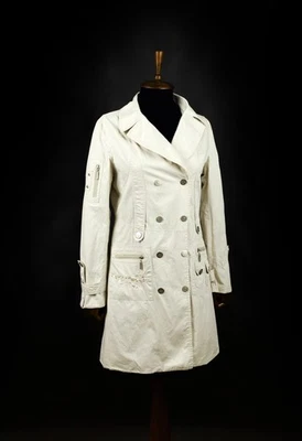 Chaqueta gabardina Just Cavalli cuello doble pecho serpiente cuello en V multi M L Foto 1 de 4