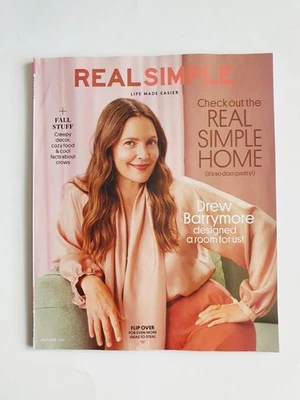 Real Simple Magazine October, 2025 - Drew Barrymore - Image 1 of 2