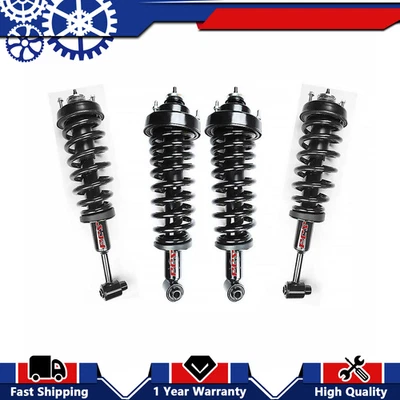 Pack de 4 muelles de puntal completos delanteros y traseros para 04-05 Mercury Mountaineer Foto 1 de 4