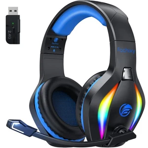 FC100 Wireless Gaming Headset Mic 2.4GHz Bluetooth RGB PS5 PS4 PC - Picture 1 of 5