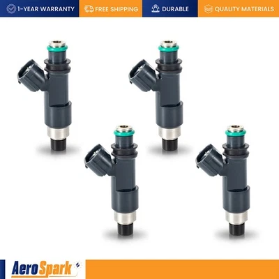 Juego de 4 inyectores de combustible para Mitsubishi 2006-2012 Eclipse 2004-2012 Galant 2,4 L Foto 1 de 4