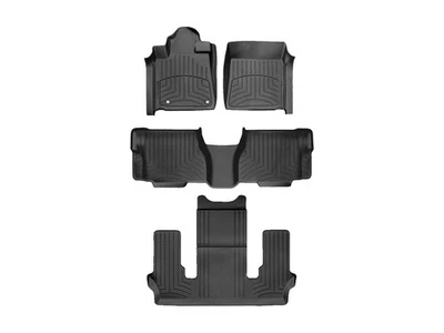 Напольные коврики WeatherTech Floorliner HP для - Toyota Sequoia - полный комплект черные - Изображение 1 из 4