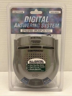 CONAIRPHONE TAD2014MRBCS ALL-DIGITAL TELEPHONE PHONE ANSWERING MACHINE SYSTEM  - Image 1 of 4