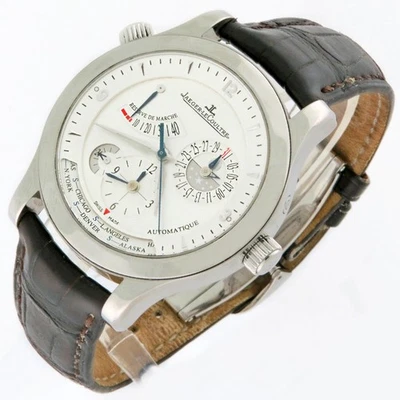 Jaeger LeCoultre Master Control Geográfico SS Acero Q1508420 147.8.57.S 40 mm Foto 1 de 4