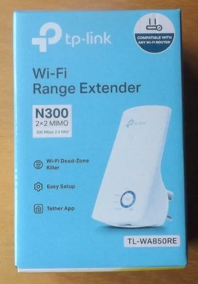 tp-link Wi-Fi Range Extender N300 Used Boxed With Instructions Working. - Image 1 of 4