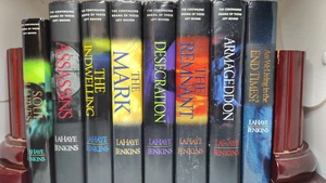 Left Behind Hardcover Lot x8 Tim LaHaye Jerry Jenkins Soul Harvest to Armageddon - Bild 1 von 6