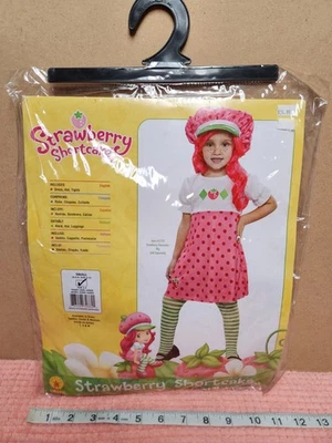 Disfraz de Halloween Rubíes "Strawberry Shortcake" Niñas Talla Pequeña 4-6 NUEVO  Foto 1 de 4