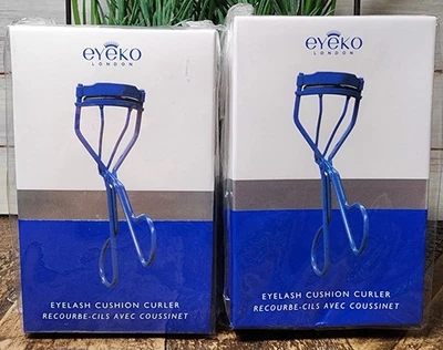 2x Eyeko London Cojín de Pestañas Rizador Azul Nuevo en Caja *SELLADO en Plástico* Foto 1 de 4
