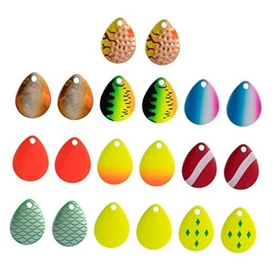  Kit de cuchillas de pesca Colorado suministros para hacer señuelos para spinner paquete #3-20 Foto 1 de 4