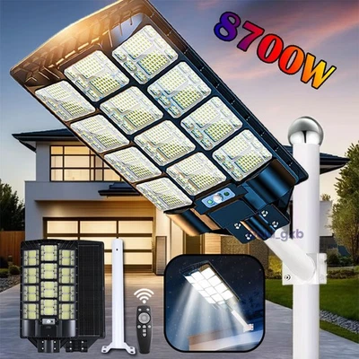 Luz de calle solar comercial de atardecer a amanecer 990000000LM para patio exterior súper brillante Foto 1 de 4