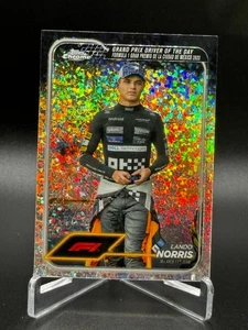 2024 TOPPS CHROME FORMULA 1 MINI DIAMOND REFRACTOR LANDO NORRIS 260/299 - Picture 1 of 2