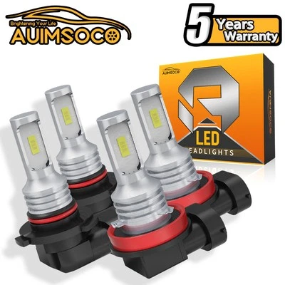 Для 2012 2013 2014-2017 Chevrolet Equinox 4шт 9005 H11 светодиодная лампа фары белый - Изображение 1 из 4