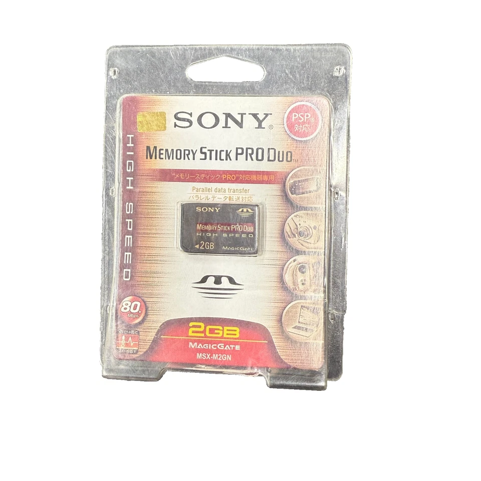 Sony Memory Stick Pro Duo High Speed 2GB Magicgate 80MBPS *Check - Image 1 of 4