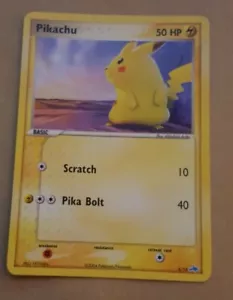 VINTAGE POKEMON PROMO CARD - EX TRAINER KIT - LATIOS HALF DECK - PIKACHU 6/10 NM - Picture 1 of 1