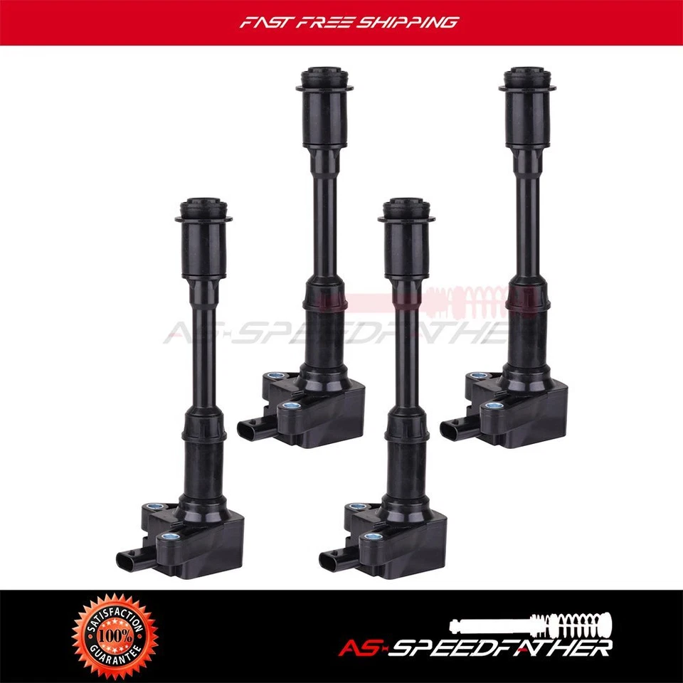 4Pcs Spark Ignition Coils Pack  fits Ford Fusion Escape Fiesta Transit Connect - Image 1 of 4