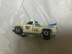 Larry's Towing Truck White Vintage 1974 Hot Wheels Mattel Vintage original owner - Picture 1 of 5
