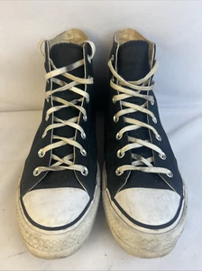 Zapatos Converse All Star Chuck Taylor para mujer talla 9 negros de plataforma alta 560845C - Imagen 1 de 9