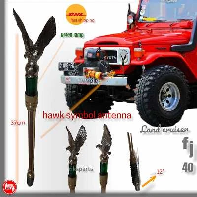 ANTENA NUEVA PILAR HALCÓN PARA TOYOTA LAND CRUISER FJ40 FJ45 FJ55 BJ42 Foto 1 de 4