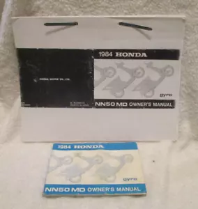 1984 Honda~NN50MD~Gyro Owner's Manual~Original Book & One Printed Online - Foto 1 di 11