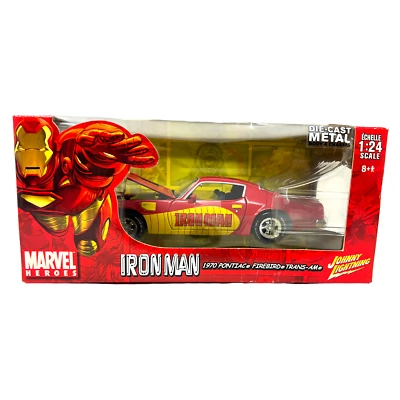 Pontiac Firebird 1970 Johnny Lightning T/A Marvel Iron Man diecast 1:24  Foto 1 de 4