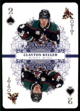 2022-23 UD O-Pee-Chee OPC Playing Cards #2-SPADES Clayton Keller