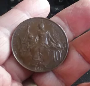 France - 1917 10 Centimes - Picture 1 of 2