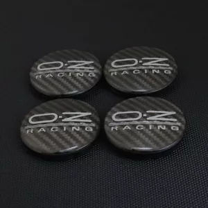 4x 63mm for OZ Racing Wheel Centre Caps Cap Cover Carbon M595 Superturismo WRC - Picture 1 of 3
