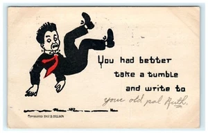 1910 Du solltest besser einen Sturz nehmen und an Comical D. Hillson schreiben - Bild 1 von 2