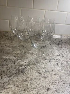 Beautiful Set of 6 Luigi Bormioli Rocco Crescendo Chardonnay Wine Glasses - Picture 1 of 8