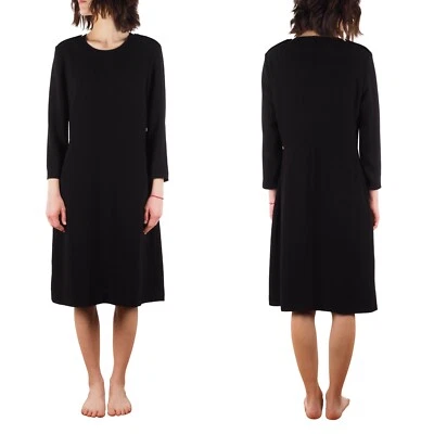 Vestido negro para mujer Burberry London hasta la rodilla talla US10 IT44 Foto 1 de 4