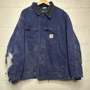 Vintage Carhartt Arctic Quilt-Lined Coat “Navy Blue” 2024 - Picture 1 of 11
