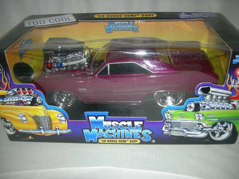 68 Dodge Hemi Dart Plumb Purple  Muscle Machine Nice box 1:18 scale - Image 1 of 1