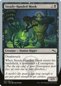 Magic MTG Tradingcard Unstable 2017 Steady-Handed Mook 71/216 - Imagen 1 de 1