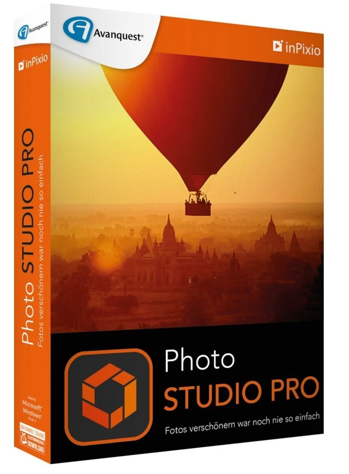 Avanquest inPixio Photo Studio 10 Pro Software (Vollversion, Deutsch, 1 Lizenz)