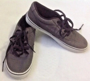 Vans Atwood Gray Sneakers Sz 5 Youth Shoes Skater Athletic Skateboarding Unisex - Picture 1 of 9