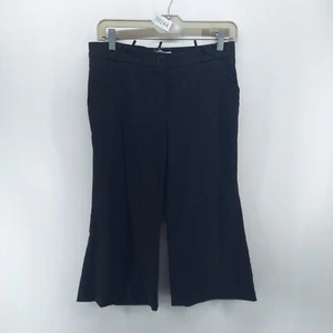 Chloe Capri Hose Damen Gr. 36 (4) schwarz weites Bein Freizeit 100% Wolle Mid Rise - Bild 1 von 10