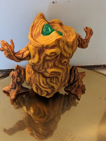 1986 Inhumanoids Redlen Tree Stump Mutore - Parts and Repair, missing toe Cover