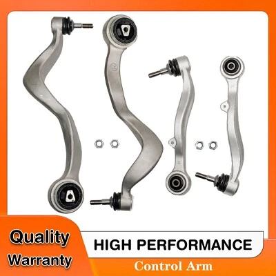 Braços de controle inferiores dianteiros 4 peças para BMW 745i 745Li 750i 750Li 760i 2002-2008 - Imagem 1 de 4