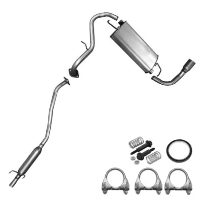 Kit de silenciador de escape de tubo resonador se adapta a: Toyota Matrix 2003-2005 1,8 L tracción delantera Foto 1 de 4