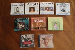 Mixed Lot Latin Spanish Hispanic Cuban Salsa CD 23 Disc Gloria Lasso Perez Prado - Picture 1 of 12