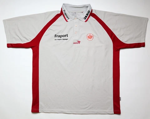 EINTRACHT FRANKFURT 2004/2005 TRAINING POLO SHIRT JERSEY TRIKOT JAKO MEN'S 2XL Cover