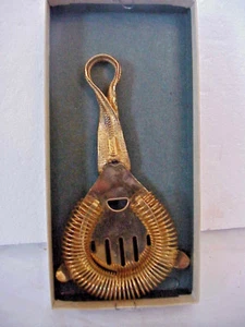 KITCHEN TOOL SPRING WHIP GOLD TONE NEVER USED QUITE UNIQUE KITCHEN DECOR - Picture 1 of 2