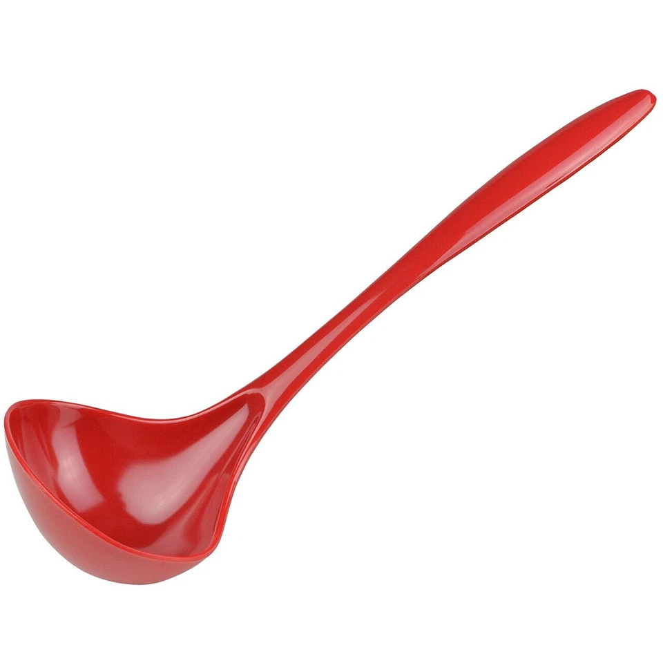 Gourmac Melamine 11.25" Soup Ladle, Red (3525RD) - Image 1 of 1