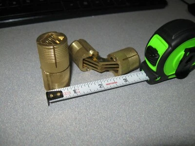 Bisagra de gabinete de barril de latón grande bisagras invisibles ocultas ocultas cilíndricas  Foto 1 de 2