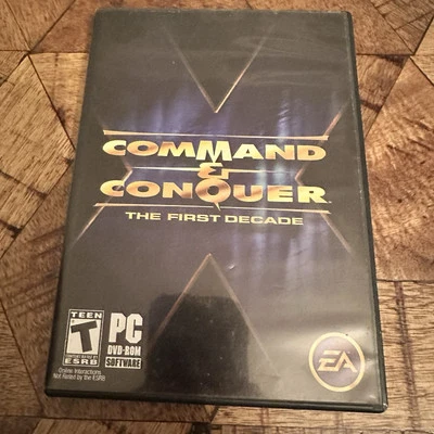 Command & Conquer The First Decade PC Game 2006 Complete Both Discs Poster CIB!! - Image 1 of 4